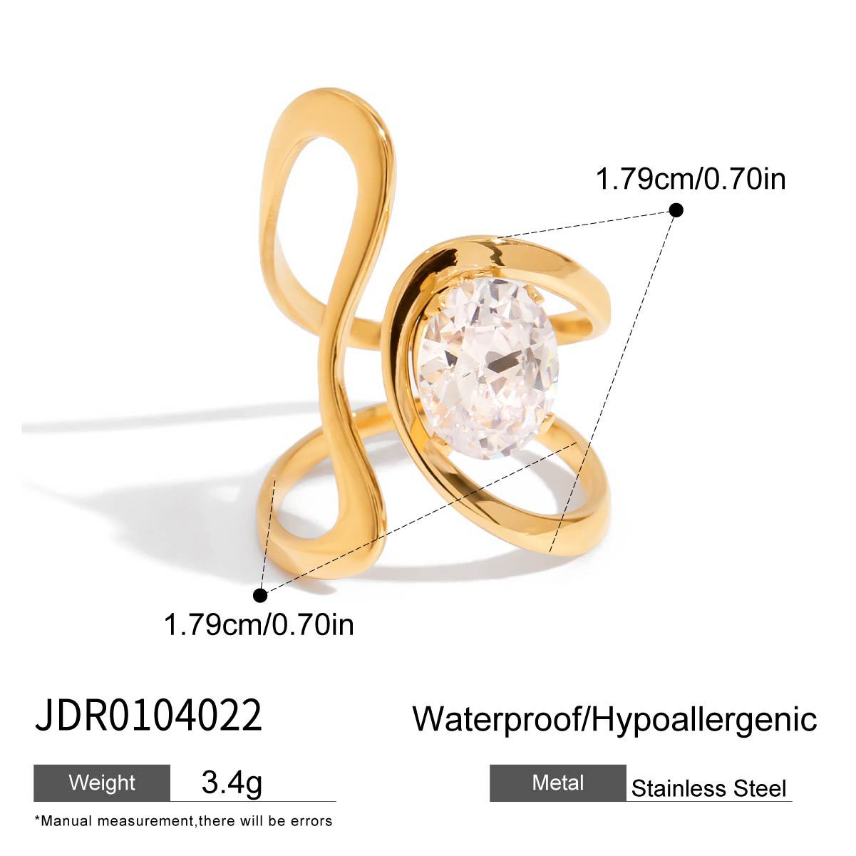 R329: Premium Stainless Steel Finger Ring