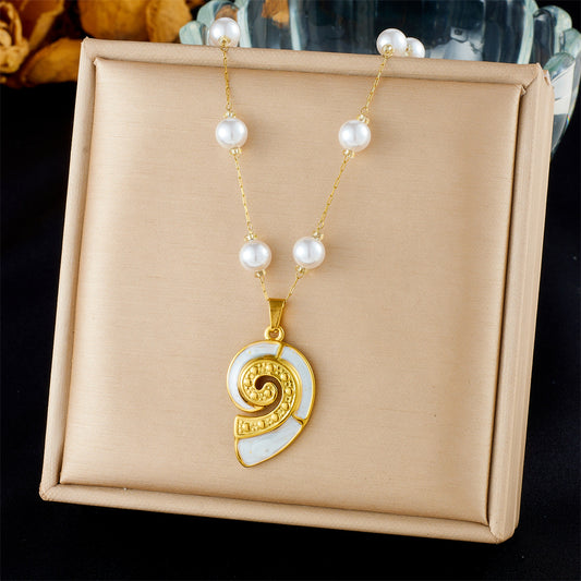 CN18: 18K Gold Plated Premium Stainless Steel Charm Necklace