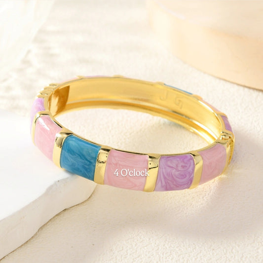 ✨🦢VC150: Vintage Victorian Enamel Bangles : Eden Haze 🌸🕯️