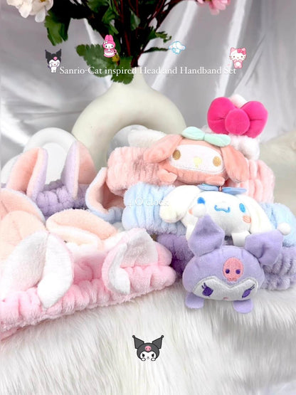 🫧🎀Sanrio Themed Head and Handband Set: Melody Set🫧✨