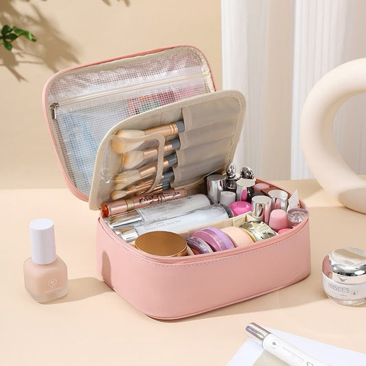 OG34: Makeup Organizer Bag: Rose Pink