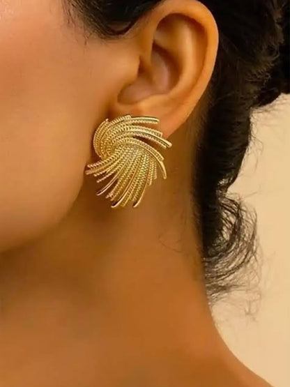 Vintage Earrings: Spiral Shaped