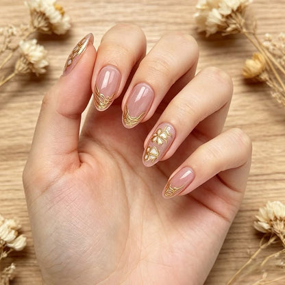 NS4: 3D Press On Nails Set. Size XS (10 pcs)