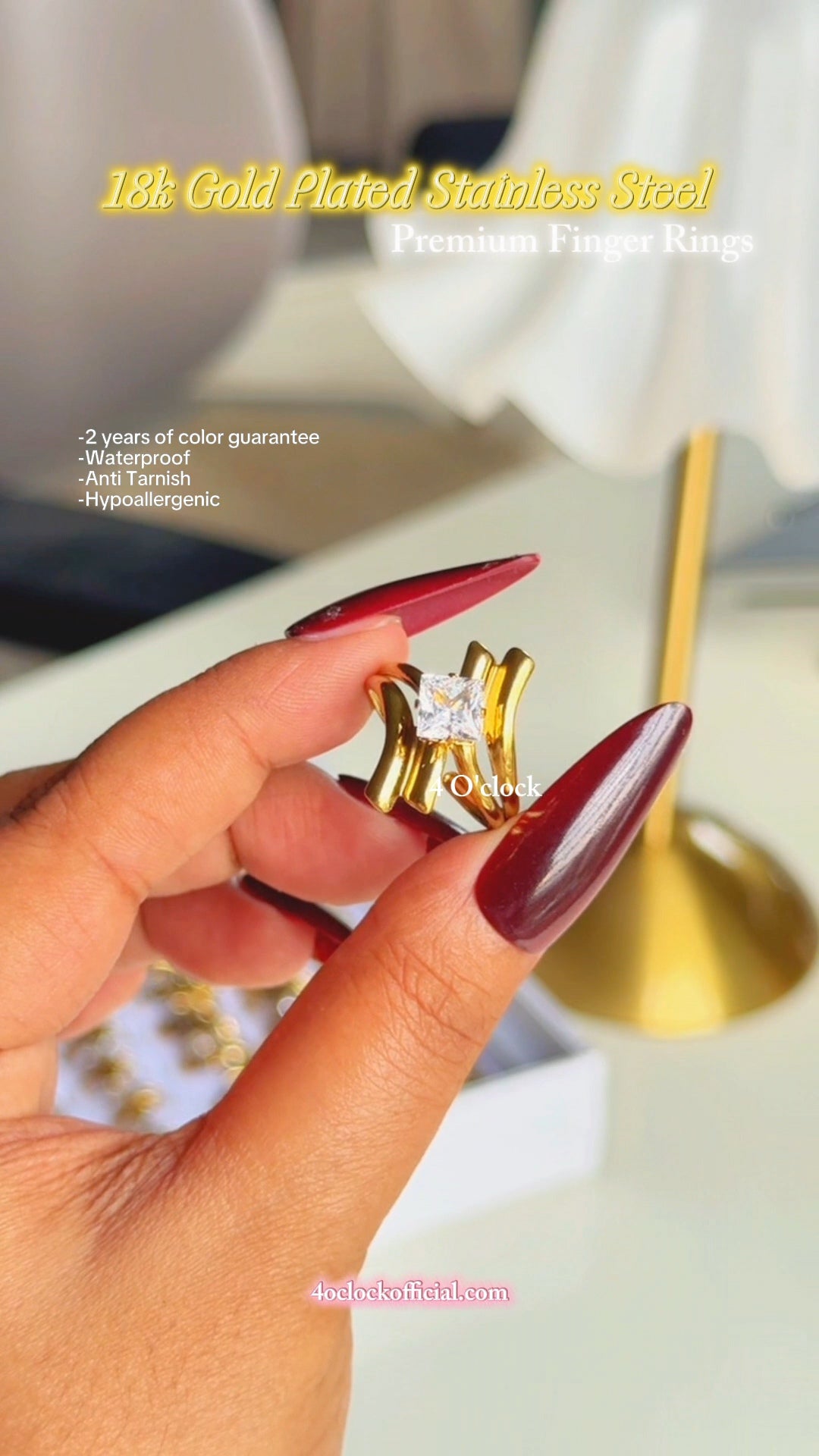 R404: Premium Stainless Steel Finger Ring