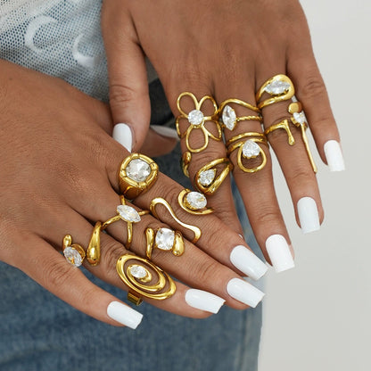R325: Premium Stainless Steel Finger Ring