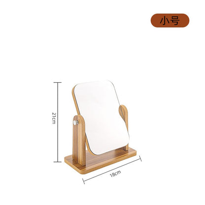 M32: Vanity Mirror: Wooden Square (rotating)