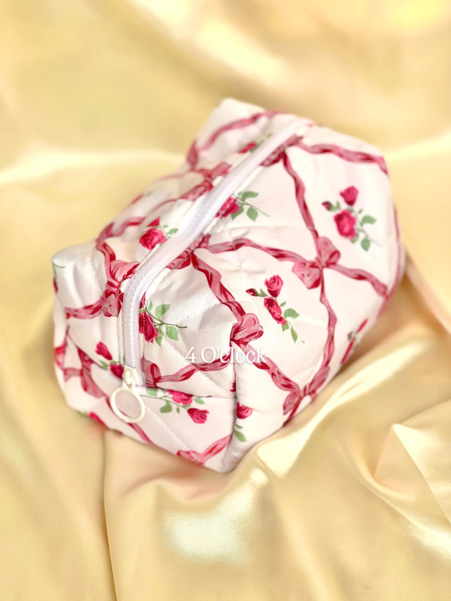 🎀 39.Pinteresty Makeup Bag: Big Butterfly Pink 🫧