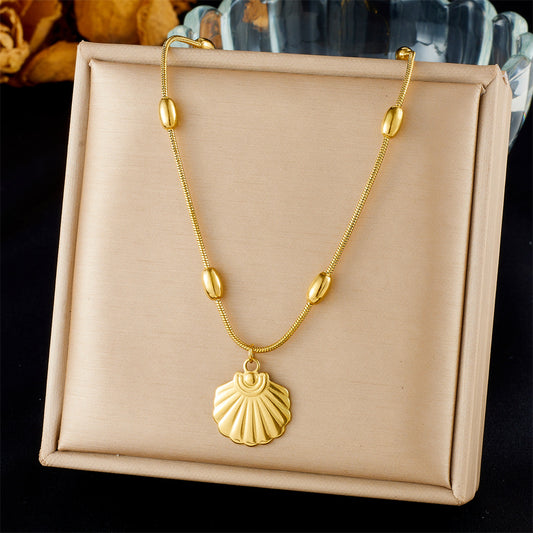 CN24: 18K Gold Plated Premium Stainless Steel Charm Necklace