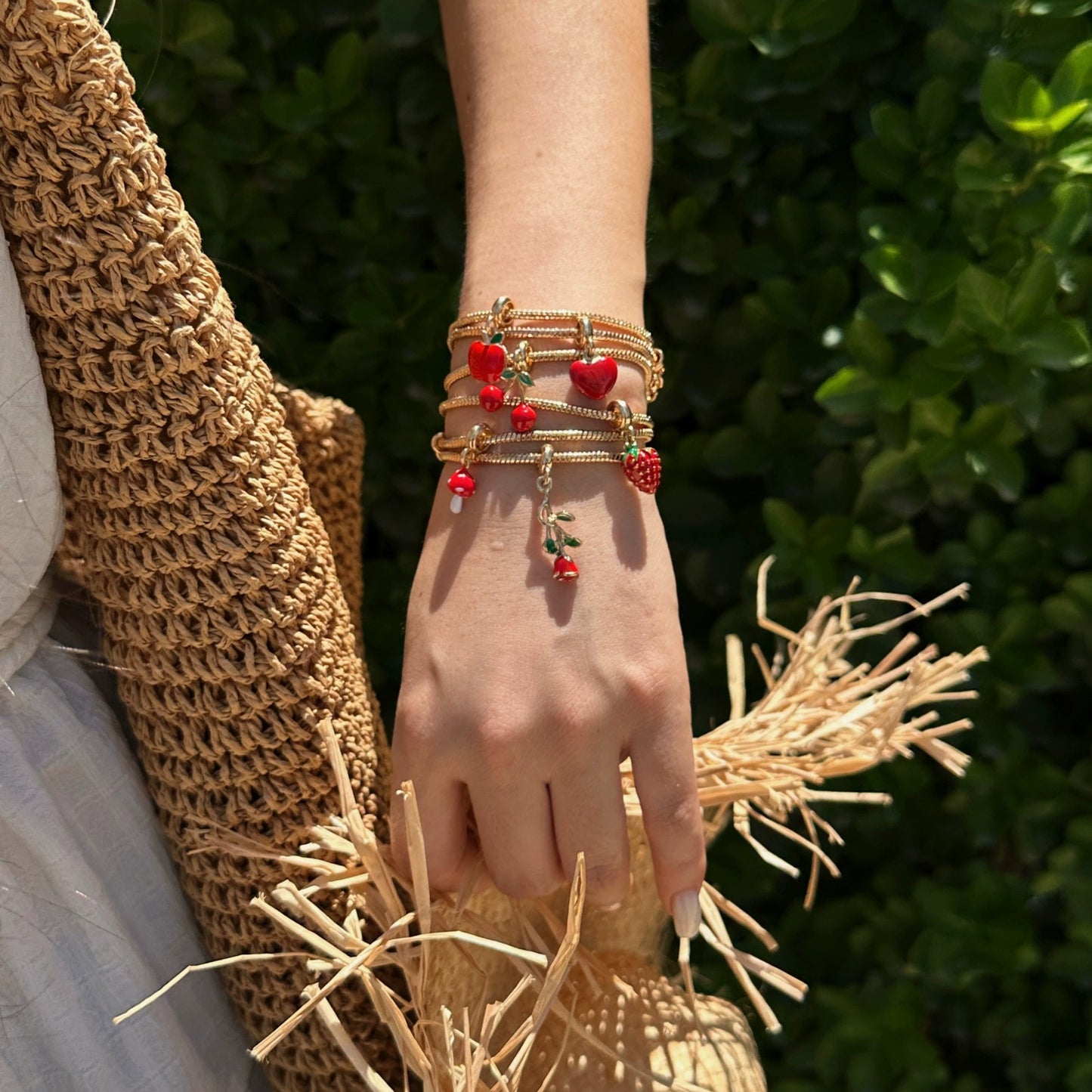 BN56: 18K Gold Plated Premium Stainless Steel Charm Bracelet