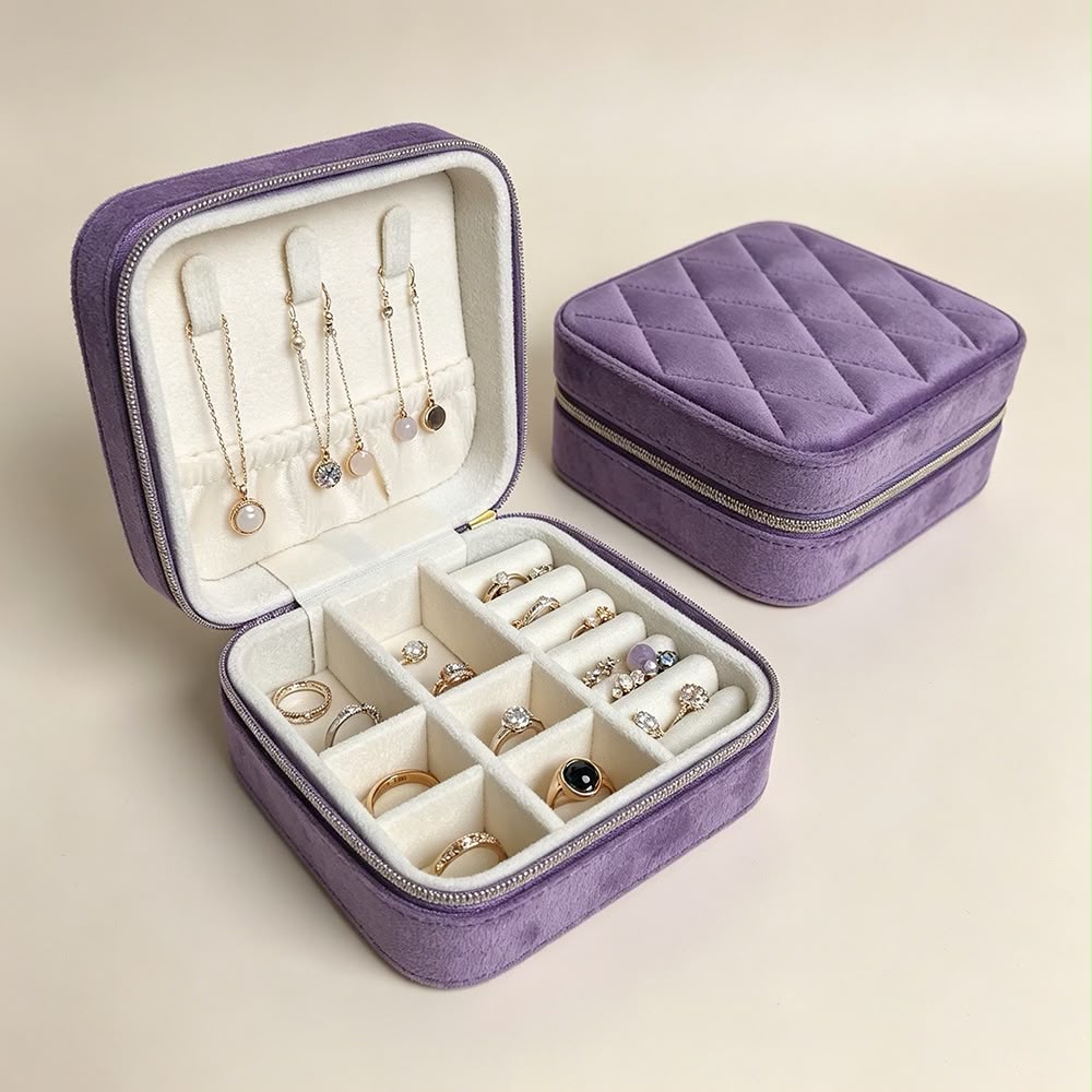 OG18: Small Jewellery Box: Dark Purple