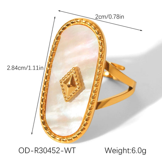 R390: Premium Stainless Steel Finger Ring