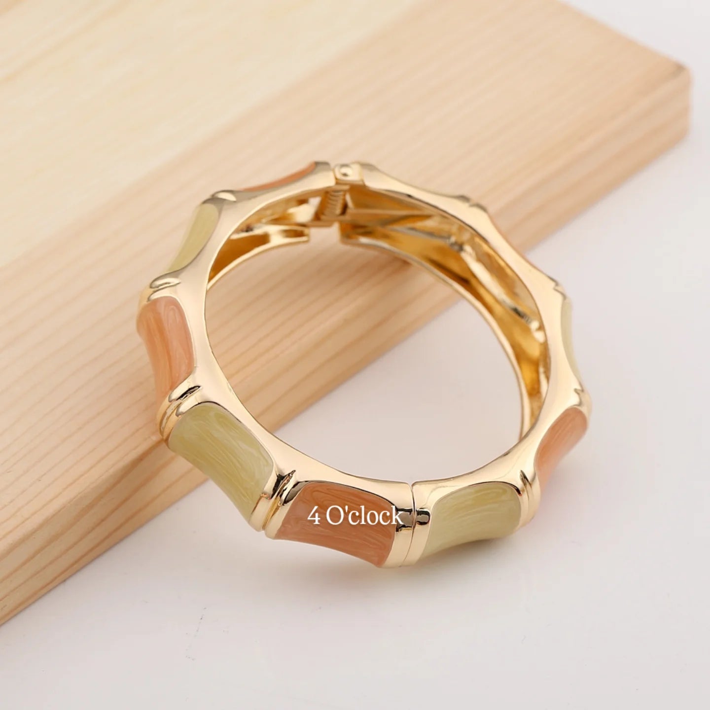 VC77: Vintage Victorian Enamel Bangles : Cappuccino
