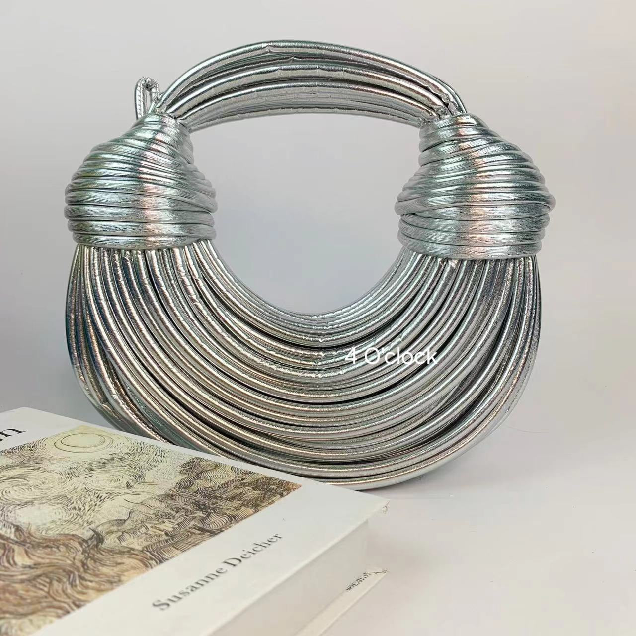 Double Knot Bag: Silver
