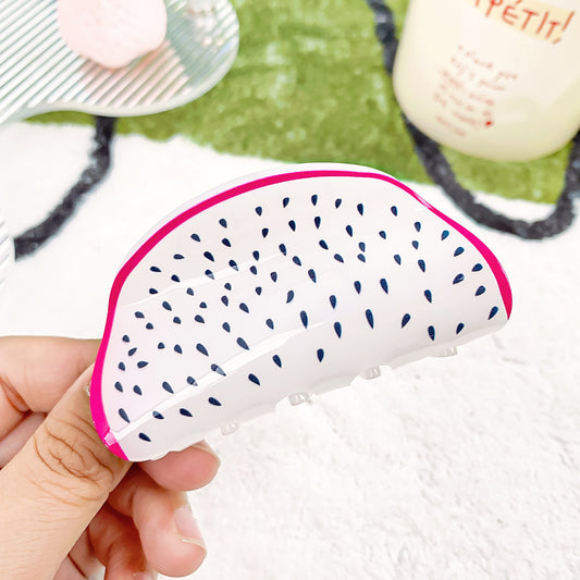 Fruit Themed Hair Clips: Dragon fruit