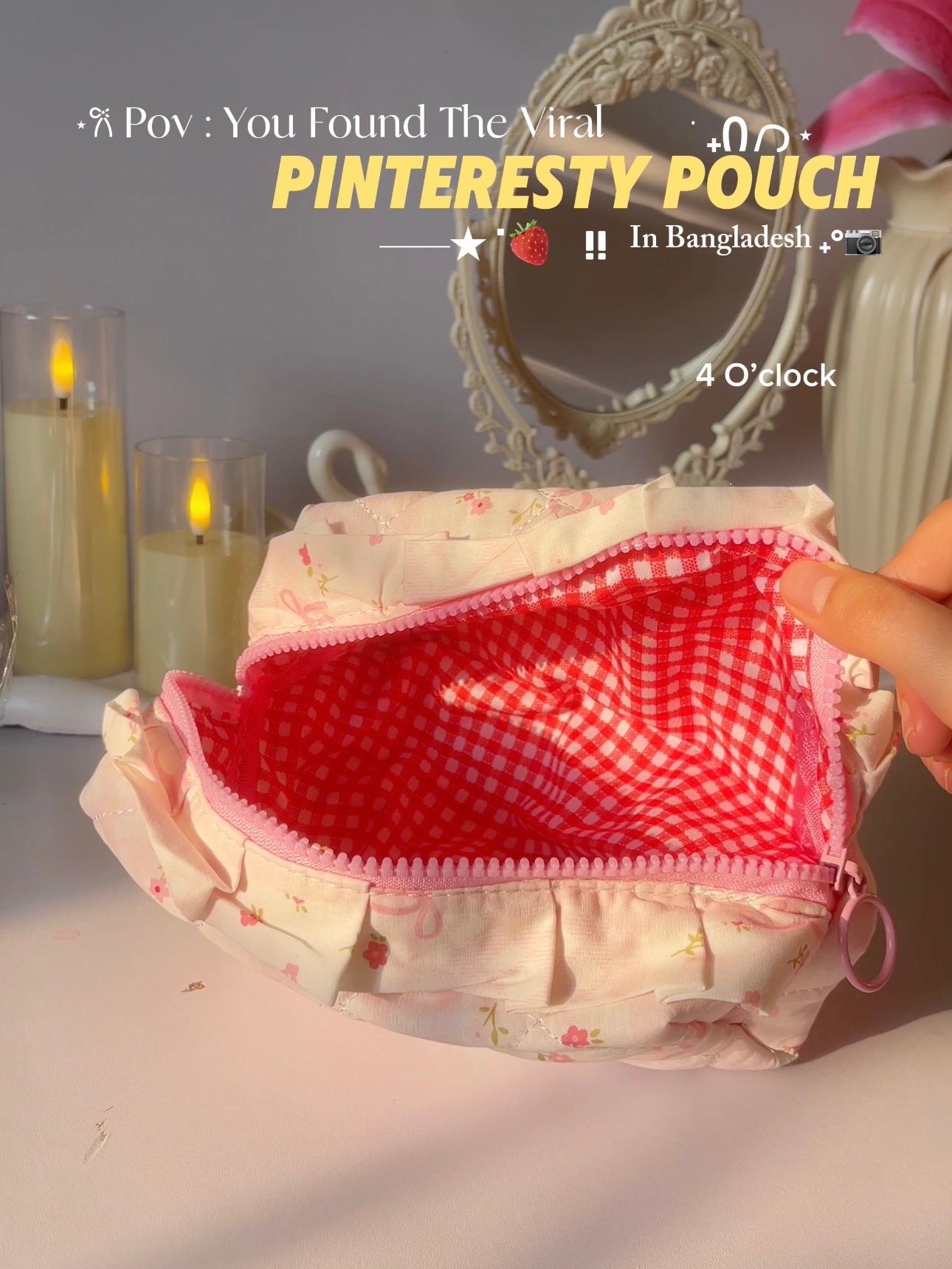 3. Pinteresty Makeup Bag: Bow Knot