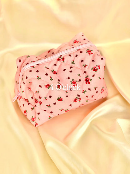 🎀 28.Pinteresty Makeup Bag: Pink Roses 🫧