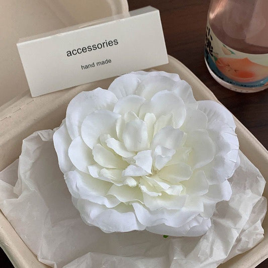 Artificial Flower Hairclaws: White