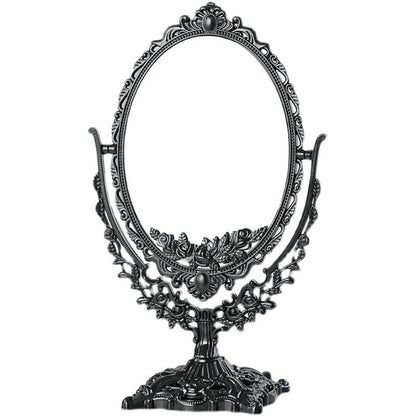 M25: Vintage Mirror: Vintage Oval: Black