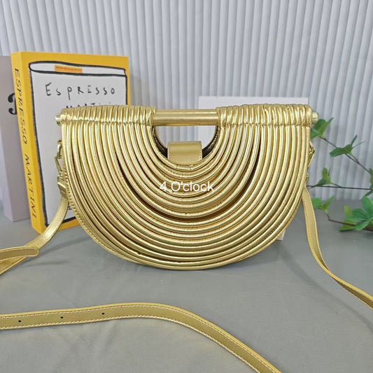 Aurelia Eclipse Handbag: Gold