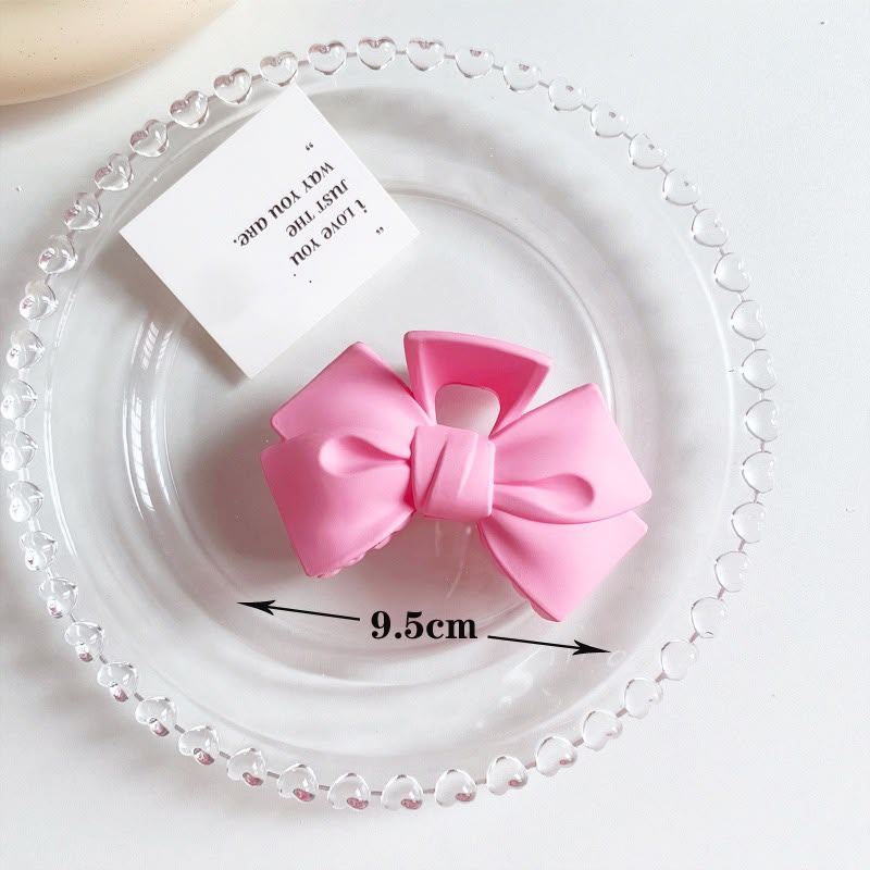 Bow Hairclaws : Rose Red