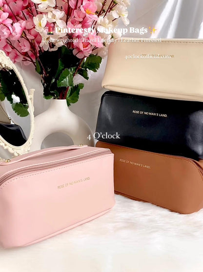 Makeup Bag: Black