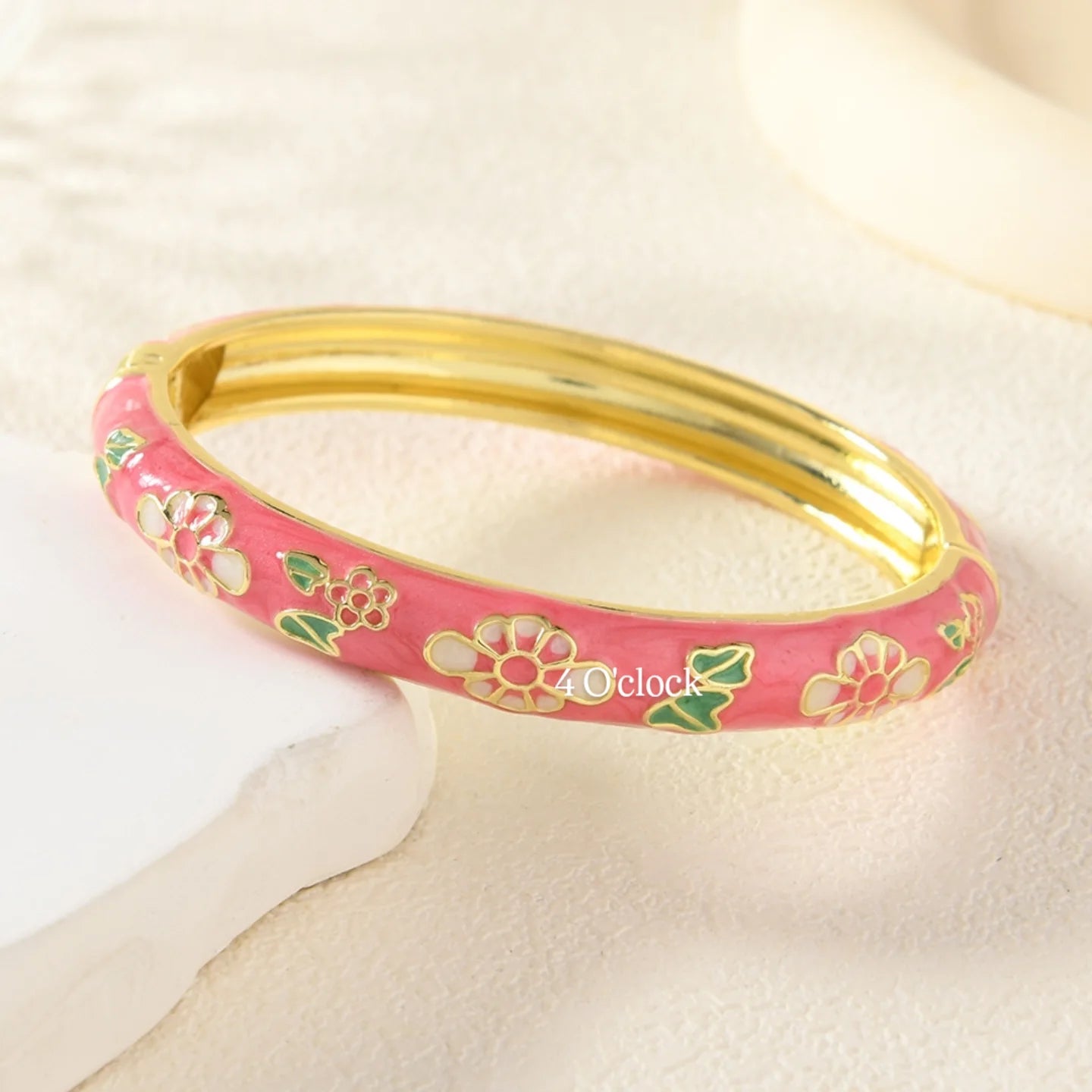✨🦢VC191: Vintage Victorian Enamel Bangles : Sakura Dusk 🌸🕯️