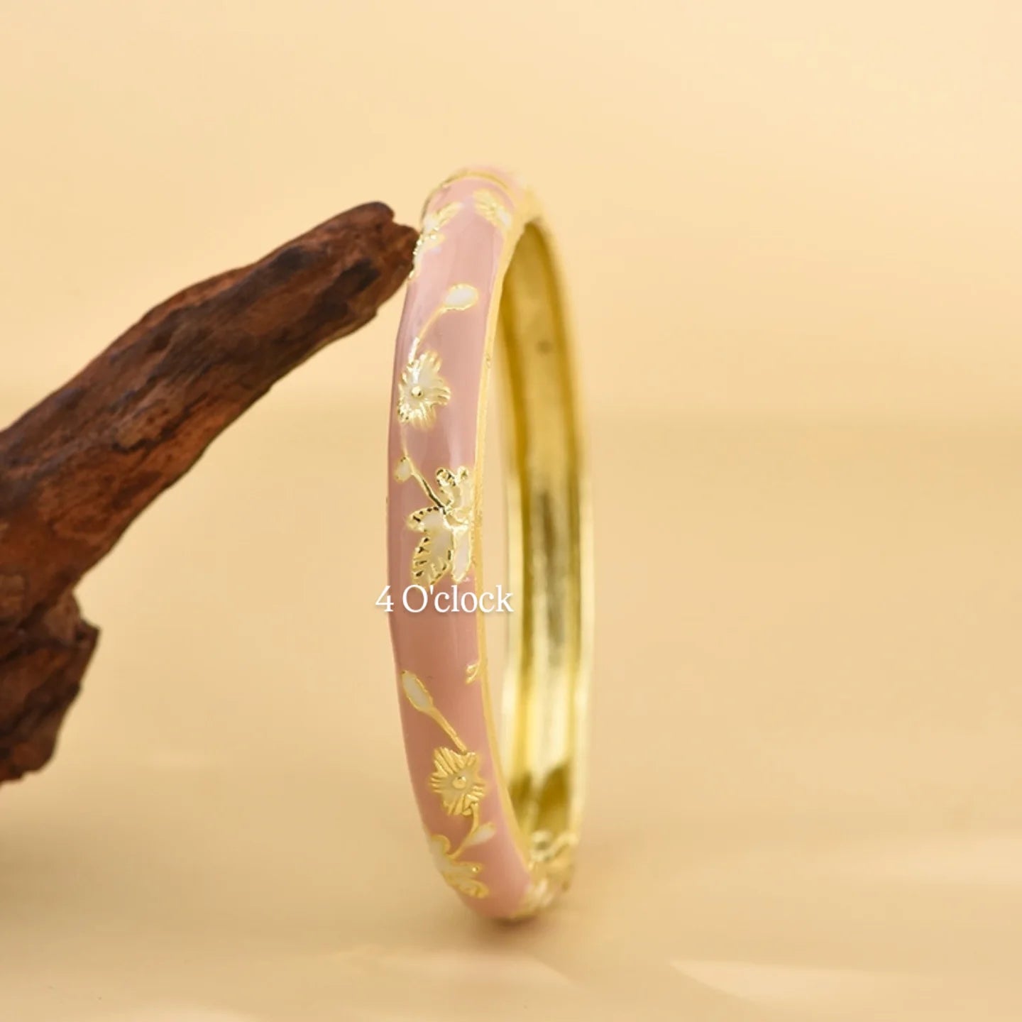 ✨🦢VC117: Vintage Victorian Enamel Bangles : Mocha Latte 🌸🕯️