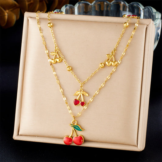 CN03: 18K Gold Plated Premium Stainless Steel Charm Necklace