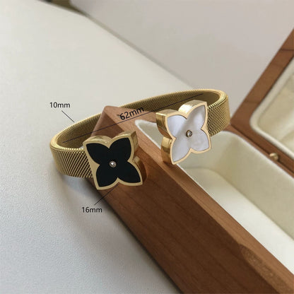CB32: 18k Gold Plated Premium Stainless Steel Cuff Bangles