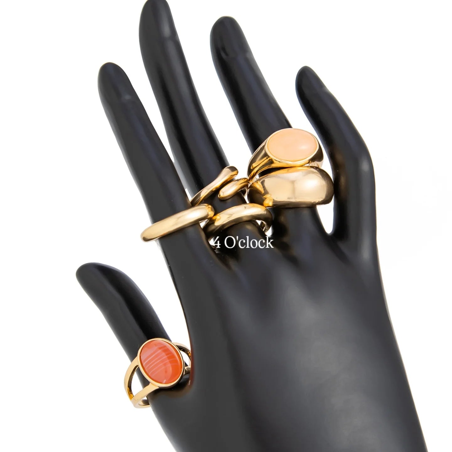 ✨RS102: Maximalistic Finger Ring Sets (Golden) - 6pcs (not adjustable)