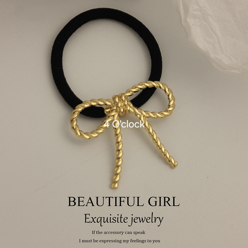 Pinteresty Chunky Hairband: Twisted Bow