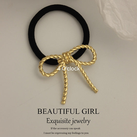 Pinteresty Chunky Hairband: Twisted Bow