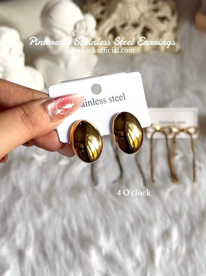 💫Stainless Steel Earrings: Egg💫