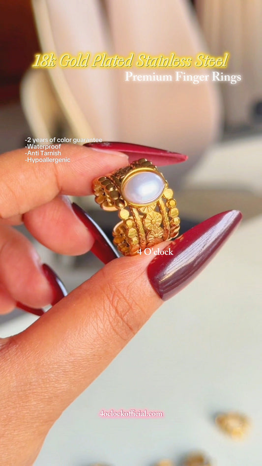 R418: Premium Stainless Steel Finger Ring