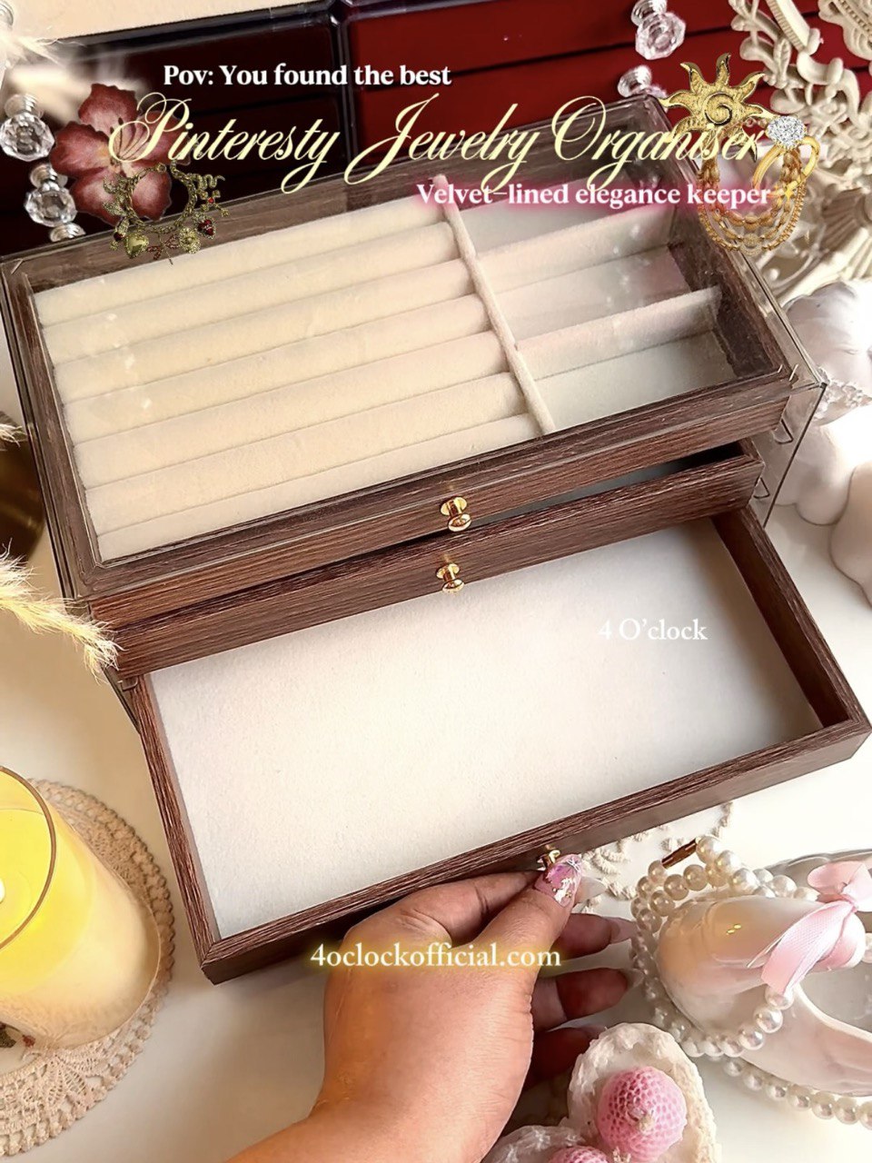 Big Jewelry Organiser: Coffee