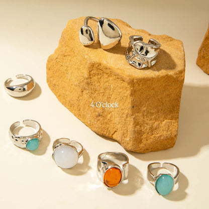✨RS78: Maximalistic Finger Ring Sets (Silver) - 7pcs (Full set adjustable)