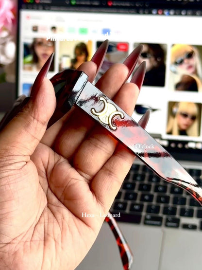 S21: Pinteresty High-End Brand Dupe Sunglasses - Leopard (with box)