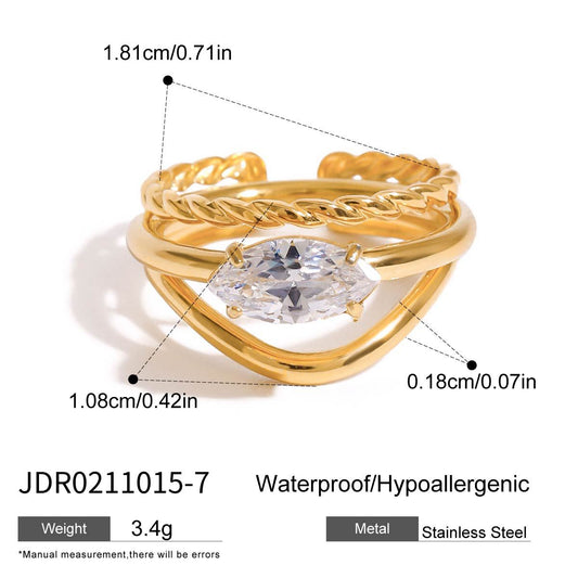 R313: Premium Stainless Steel Finger Ring (3 pcs set)
