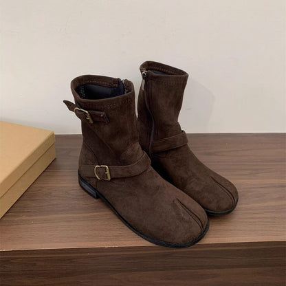 Tabi Boots: Black, Brown, Brownish Green (PRE ORDER ONLY)
