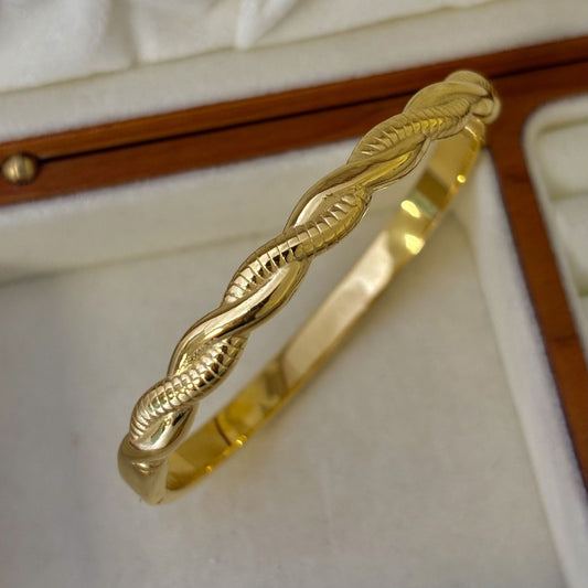 CB49: 18k Gold Plated Premium Stainless Steel Cuff Bangles