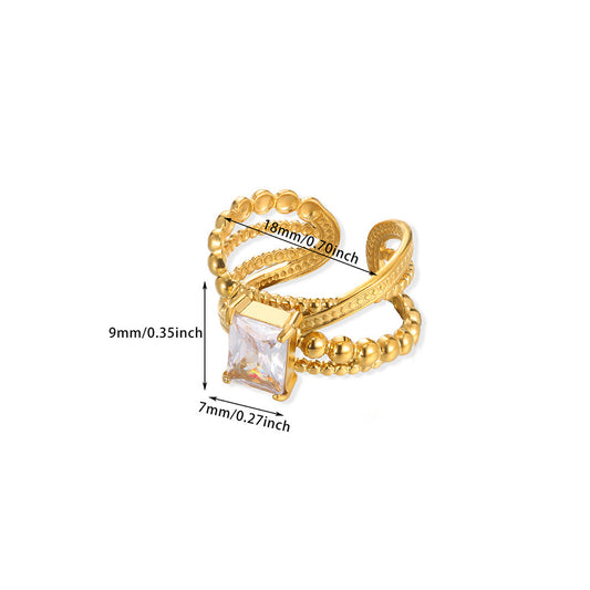 R348: Premium Stainless Steel Finger Ring
