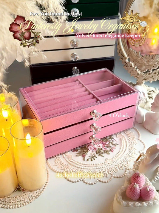 Big Jewelry Organiser: Pink