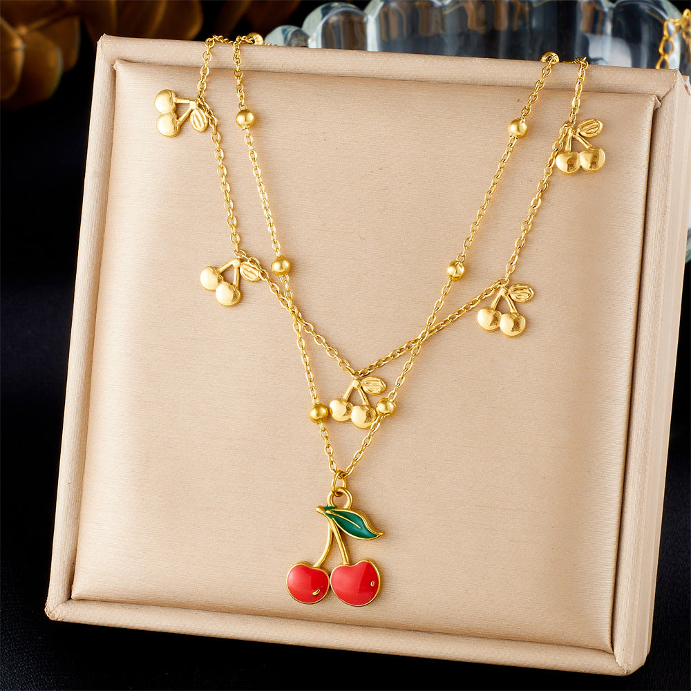 CN01: 18K Gold Plated Premium Stainless Steel Charm Necklace