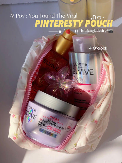 3. Pinteresty Makeup Bag: Bow Knot