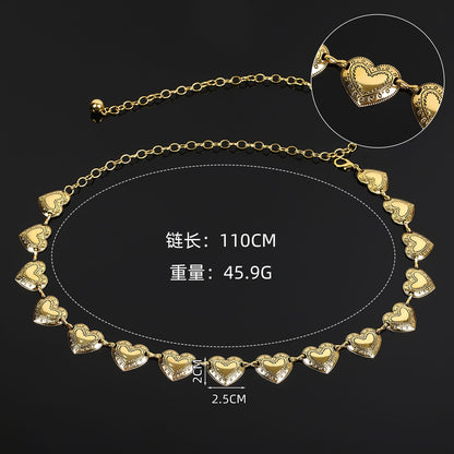 WC28: Pinteresty Waist Chains: Retro Love (Gold)