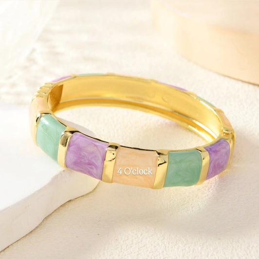 ✨🦢VC152: Vintage Victorian Enamel Bangles : Mosslight 🌸🕯️