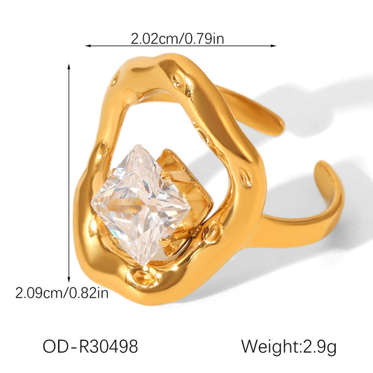 R319: Premium Stainless Steel Finger Ring