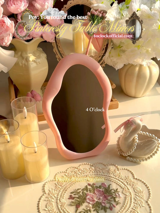 M21: Pinteresty Cloud Wall/Table Mirror: Pink