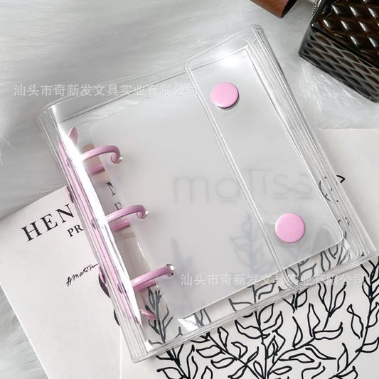 NO6: Nail Set Organizing Booklet: Pink (with free adhesive strips)