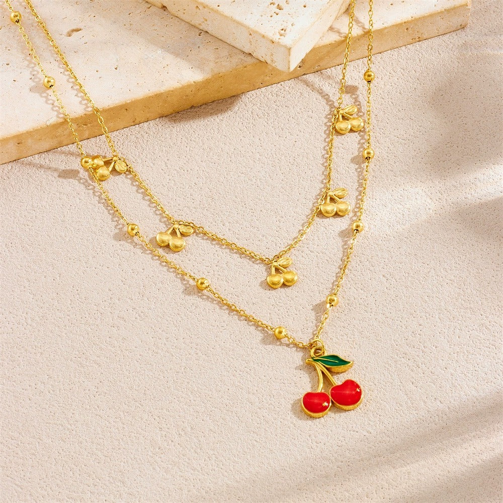 CN01: 18K Gold Plated Premium Stainless Steel Charm Necklace